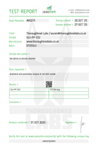 Thoroughbred Labs Research System — SLU-PP-332 & 5-Amino-1MQ - photo 4