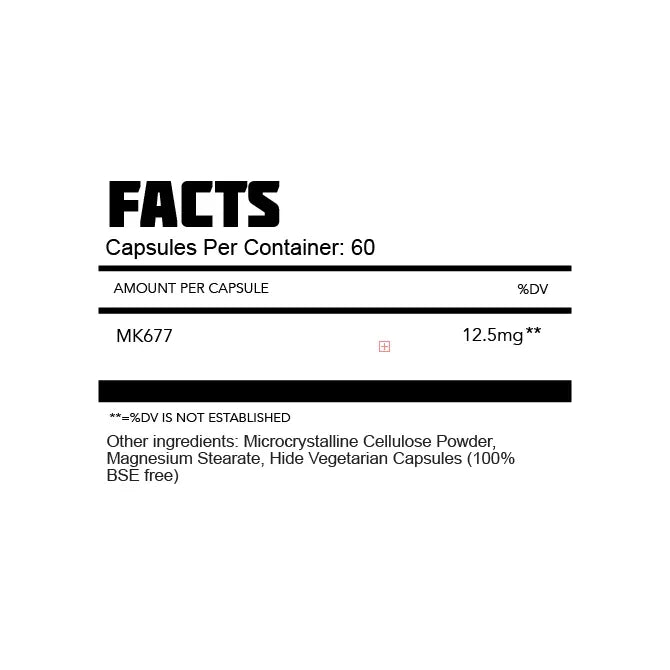 thoroughbredlabs MK-677 – 12.5mg - 60 Capsules - FreeMuscle