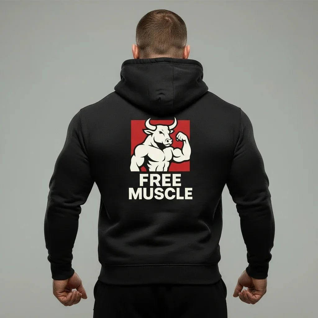 Free Muscle Gym Hoodie - FreeMuscle