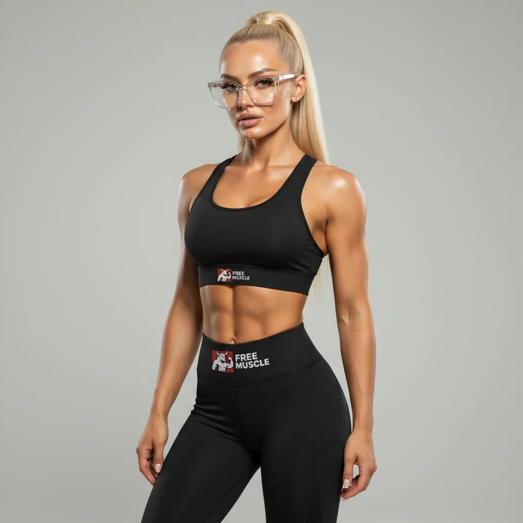 Free Muscle Women’s Seamless Set (Leggings + Sports Bra) - FreeMuscle