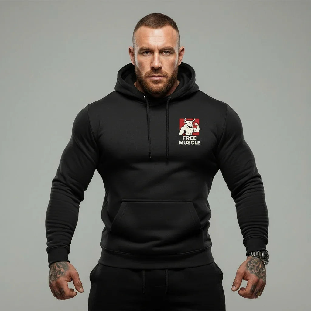 Free Muscle Gym Hoodie - FreeMuscle