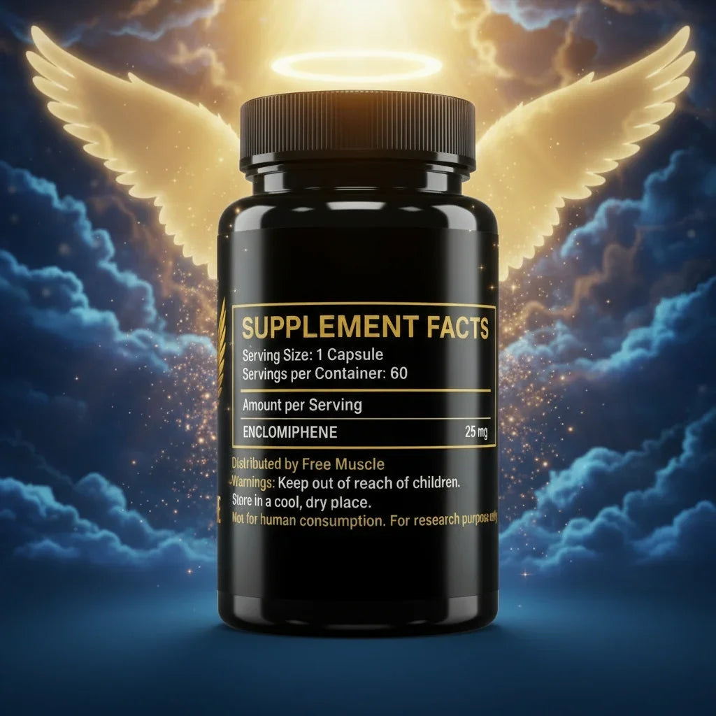 Enclomiphene 25mg 60 capsules– FREE MUSCLE - FreeMuscle