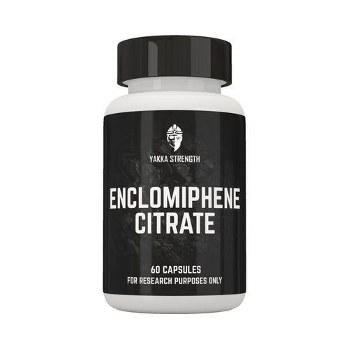 Yakka Strength Enclomiphene, fotografie de produs pe fundal alb