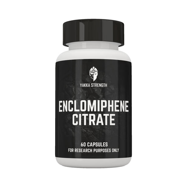 Yakka Strength Enclomiphene, fotografie de produs pe fundal alb