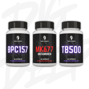 Yakka Strength MK-677 + BPC-157 + TB-500 Capsule Bundle