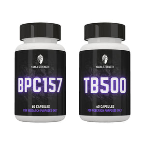 Yakka Strength Wolverine Stack — BPC-157 & TB-500, pack shot on white